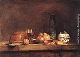 Jean Baptiste Simeon Chardin Still-Life with Jar of Olives painting